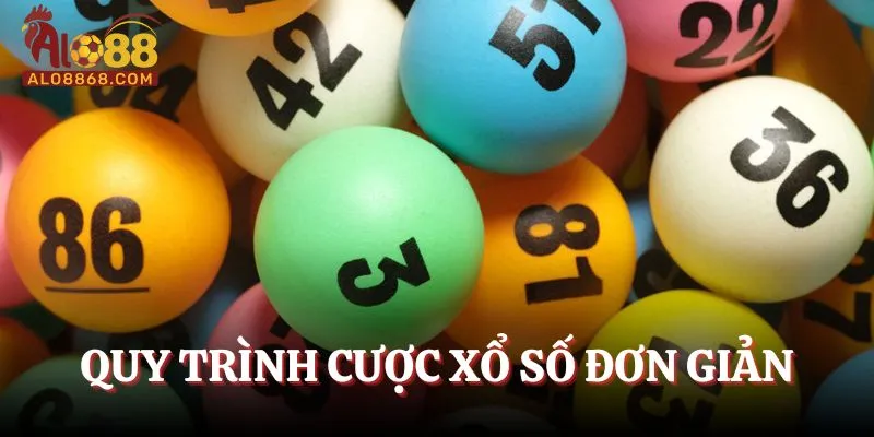 Quy trình cược xổ số đơn giản
